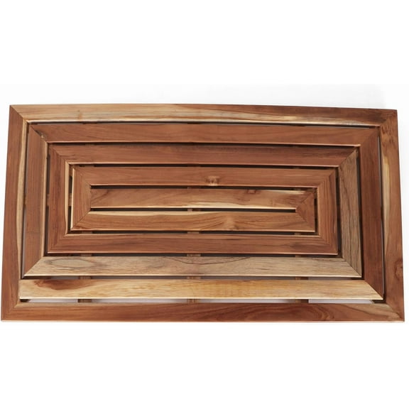 Teak Bath Mat - Bathroom Shower Mat - Wooden Shower Mat - Shower Matt - Wood Shower Floor Mat - Teak Bathtub Mats (Prosperity)