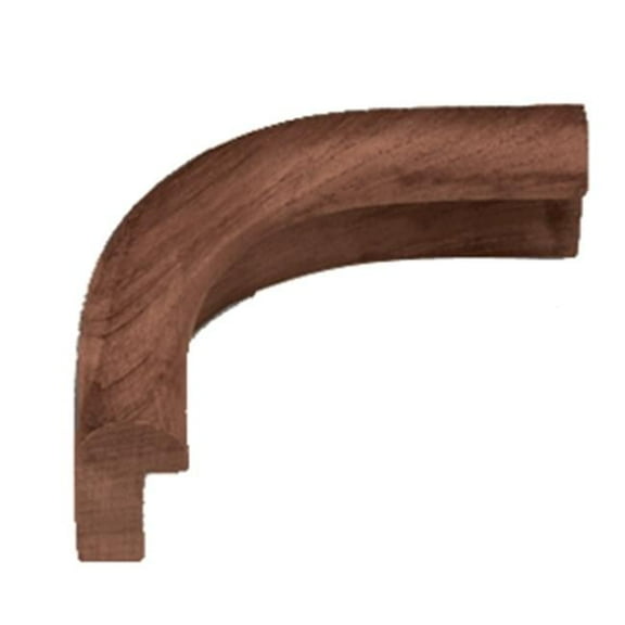 Teak Edge Molding Outside Corner