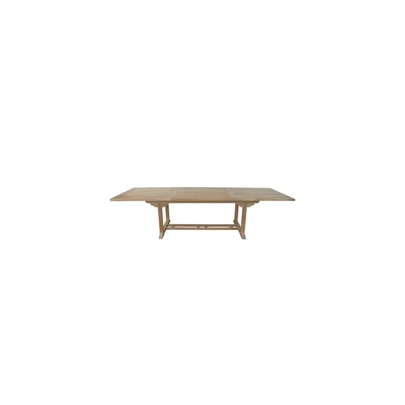 Teak Extension Table - 10 Foot Rectangular Outdoor Dining Table
