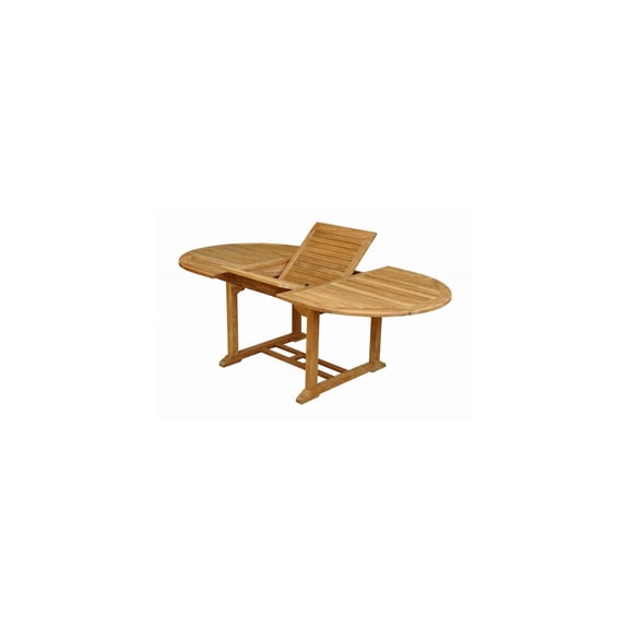 Teak Extension Table - Outdoor Patio Dining Table - Seats 6-8