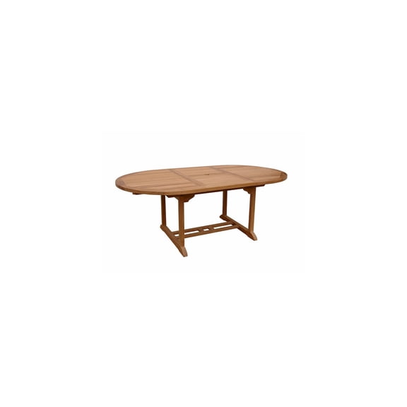 Teak Extension Table - Outdoor Patio Dining Table - Seats 6-8