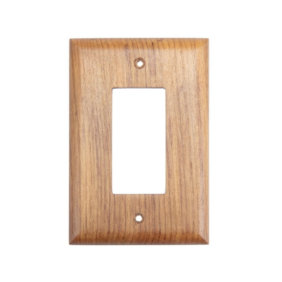 4" Teak Brown Ground Fault Outlet Cover Receptacle Plate