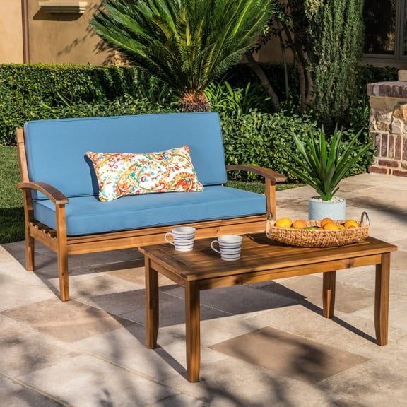 Teak Finish - Spacious Seating - Patio Party / Accommodates Guests