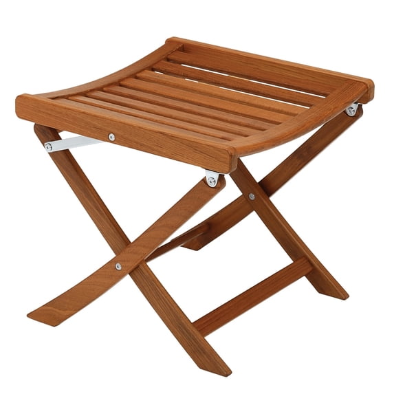 Teak Foot Stool - 20" W x 18-1/2" x 19-1/2"