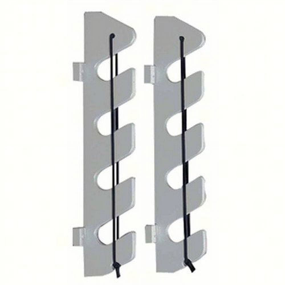 Teak Isle Manufacturing 25708; 4 Rod Holder W/ Bunji & Brkt Wht ...