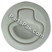 Teak Isle Manufacturing 29200; Latch Flush Non-Locking White