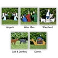 thumbnail image 1 of Teak Isle Outdoor Nativity Set | Weatherproof Printed Nativity Figures Full Add-On Set Outdoor Nativity for Yards and Lawns, 1 of 2