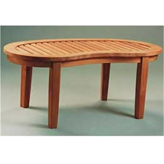 Teak Kidney Table Curve Table