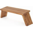 thumbnail image 1 of Teak Meditation Bench - Meditation Seat - Meditation Stool - Kneeling Meditation Chair - Portable Folding Meditation Bench - Seiza Yoga Meditation Bench - Prayer Bench (Teak), 1 of 8