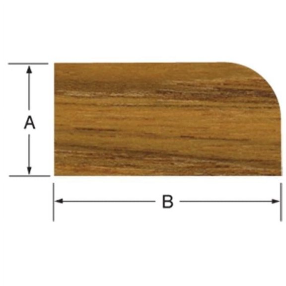 Teak Stop Molding Large - 5 ft.