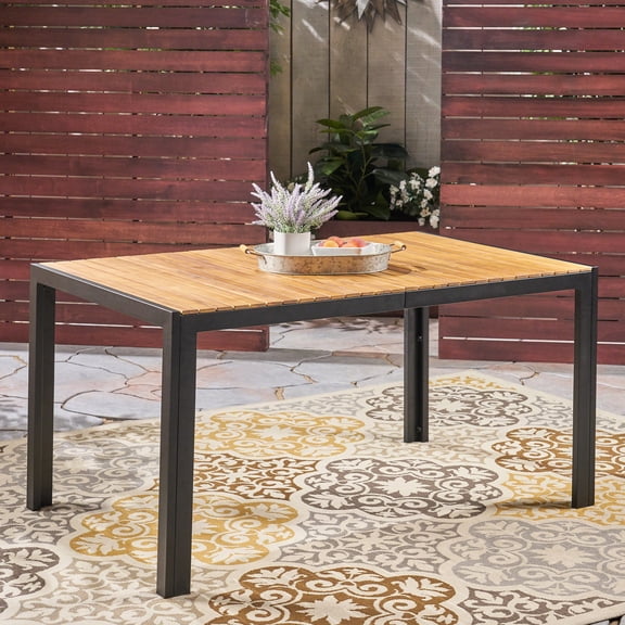 Teak Table Top - Sealed Surface - Garden Dining - Simple Post - meal Clean - up