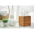 thumbnail image 1 of Teak Tissue Box Cover - 5-1/4" W x 5-5/8" H x 5-1/4" D, 1 of 5