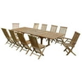 thumbnail image 1 of Teak Valencia Classic 11-Pieces Dining Set, 1 of 8