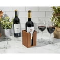 thumbnail image 1 of Teak Wine Bottle Storage/Holder One Bottle Holder, 1 of 5
