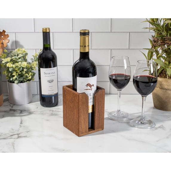 Teak Wine Bottle Storage/Holder One Bottle Holder