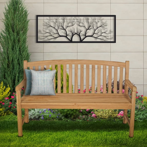 Teak Wood Acapulco Outdoor Patio & Garden Bench, 5 Foot
