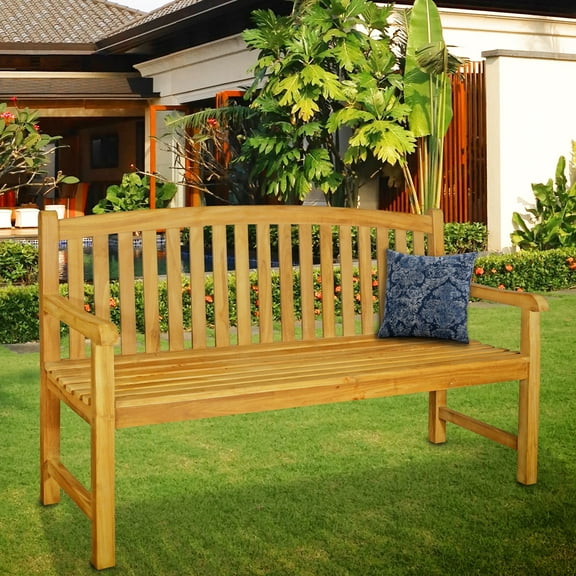 Teak Wood Acapulco Outdoor Patio & Garden Bench, 6 Foot