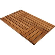 Teak Wood Bath Mat, Shower Mats for Bathroom 32 x 20 inch Large