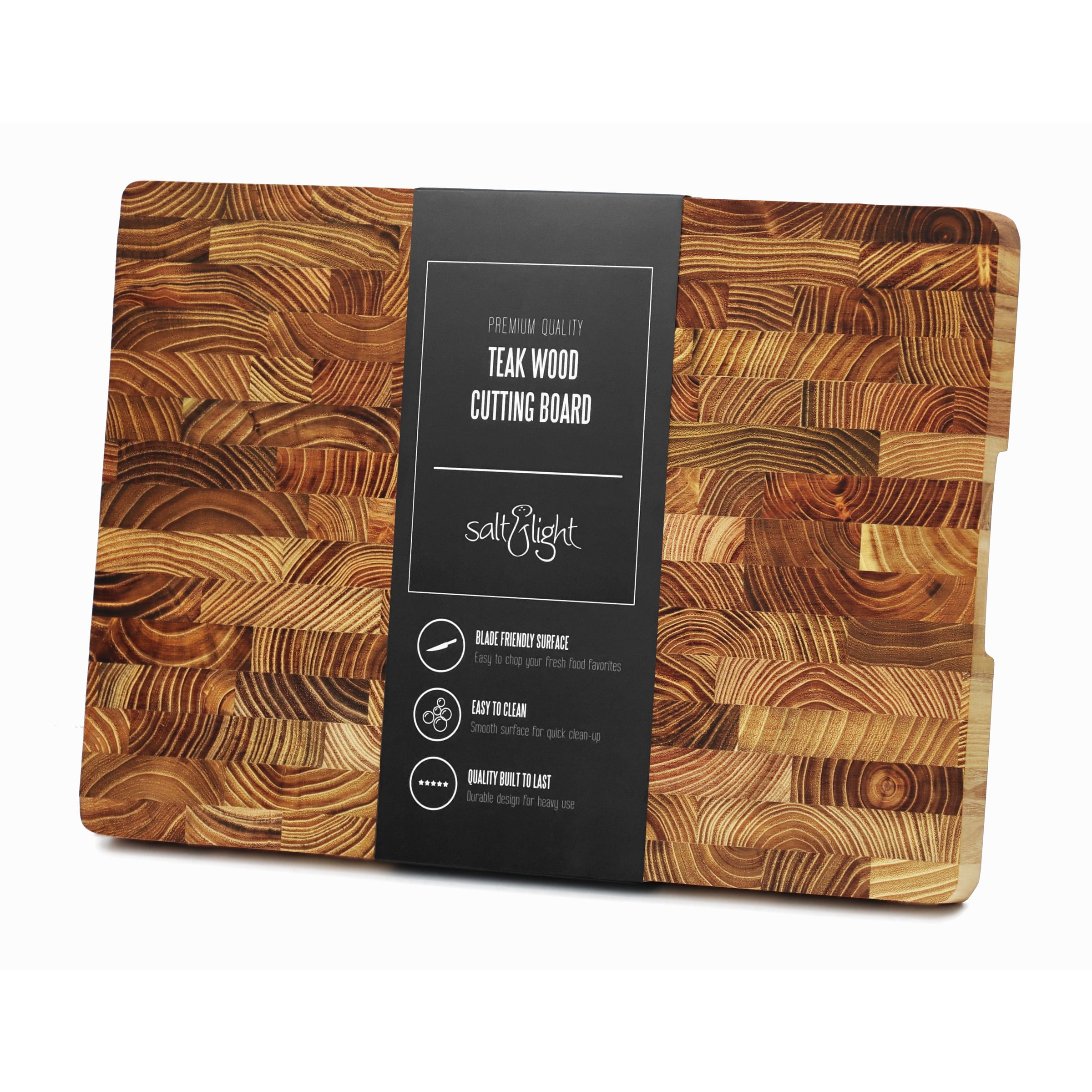 Balight Teak Wood Cutting Board With Hand Grip Wooden Cutting Boards For  Kitchen Medium Chopping Board Wood Christmas Exchange Gifts(20 X 15 X 1.25  Inches)