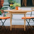 thumbnail image 1 of Teak Wood Java Outdoor Folding Table, 47 inch, 1 of 5