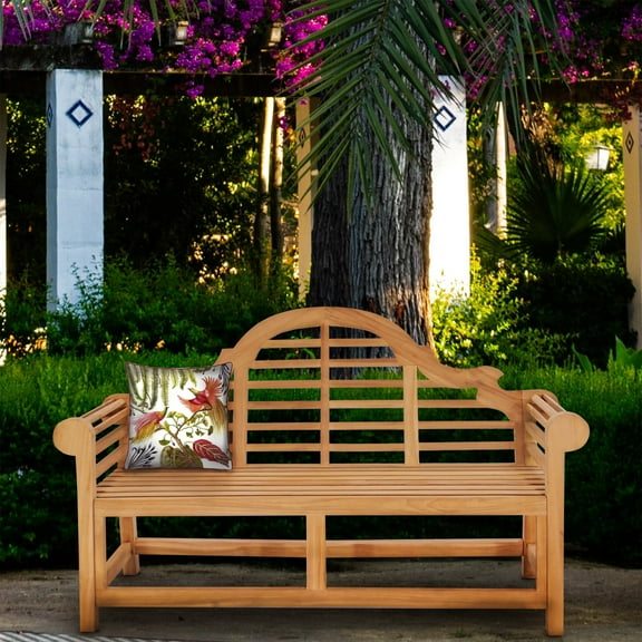 Teak Wood Marlborough Outdoor Bench, 4 Foot