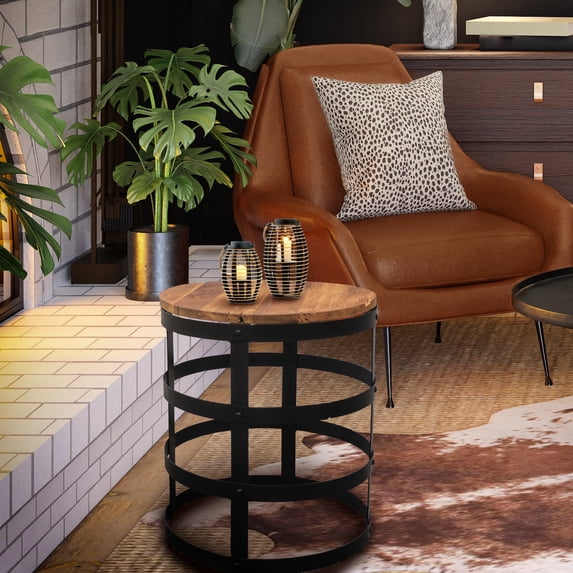 Teak Wood Nutella Side Table