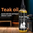 thumbnail image 1 of Teak Wood Oil Hardwood Preserver for Furniture and Floors Non Greasy Finish Natural Wood Care Restorer 100ml Prevents Dryness and Enhances Durability for Desk Shelf Cabinet Maintenance, 1 of 5