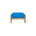 thumbnail image 1 of Teak Wood Outdoor Ottoman - Sturdy Patio Footrest, 1 of 1