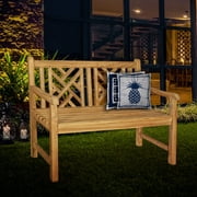 Teak Wood Saint Thomas Outdoor Patio & Garden Bench, 4 Foot