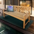 thumbnail image 1 of Teak Wood Saint Thomas Outdoor Patio & Garden Bench, 6 Foot, 1 of 5