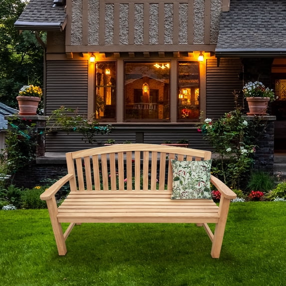 Teak Wood San Jose Outdoor Patio Bench, 5 Foot