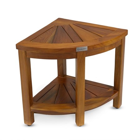 Teakcraft The SAGA, Teak Corner Shower Bench