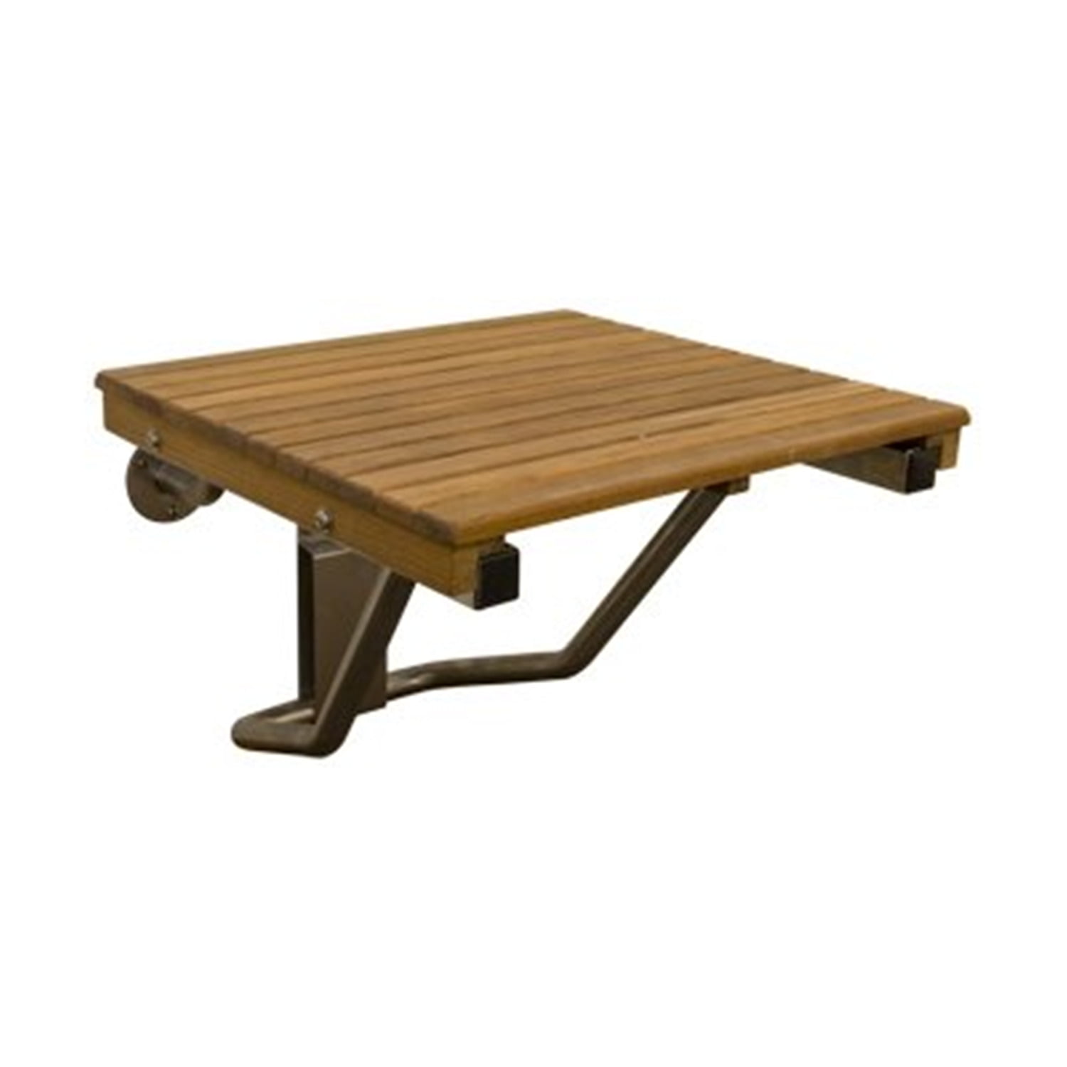 Teakworks4U ADA Compliant Shower Bench Finish Plantation Teak Walmart Business Supplies