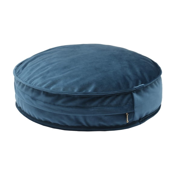 Teal 19.7IN Round Pouf Seat Cushion For Reading Nook Play Room