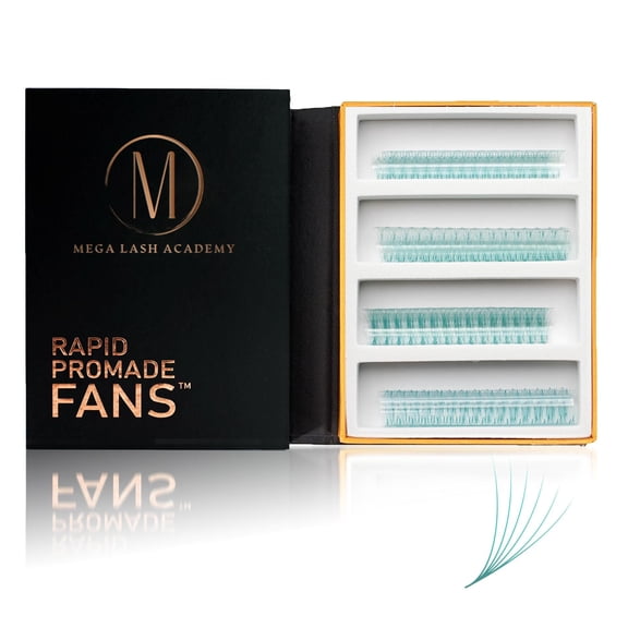 Teal 6D Rapid Promade Fans - 600 Fans