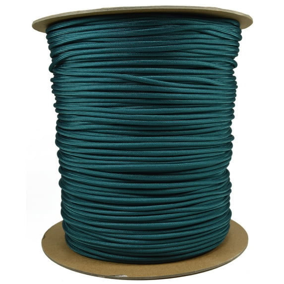 Teal 750 Type IV Cord 11 Strand Paracord - 1000 Foot Spool