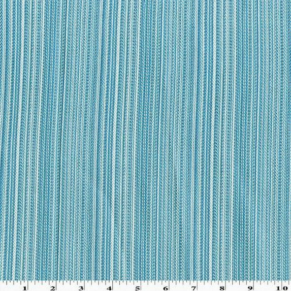 Teal/Aqua/Multi Stripe Home Decorating Fabric, Fabric By the Yard