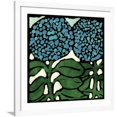 thumbnail image 1 of Art.com Teal Batik Botanical V Art Print by Andrea Davis, White Frame Wall Art, 38" x 38", 1 of 5