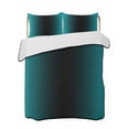 thumbnail image 1 of Teal Black Ombre Summer Quilt Set Full Size, Soft Microfiber Quilted Bedding Set with 2 Pillow Shams, Gradient Contemporary Abstract Art Lightweight All Season Bedspread Coverlet for Bedroom 78"x90", 1 of 6