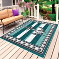 thumbnail image 1 of Teal Blue Anchor Outdoor Rug 3x5 Ft, Non Slip Washable Area Rug, Nautical Summer Beach Coastal Ocean Patio Rugs Carpet Runner, Large Floor Mat for Indoor/Outdoor Deck Porch Camping, 1 of 8