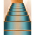 thumbnail image 1 of Teal Blue Khaki Ombre Stair Treads Non Slip Indoor for Wooden Steps, Modern Abstract Art Gradient 4 Pcs Stair Mats for Elders Dogs, 8 x 30 Inch Carpet Treads Runner Rugs for Staircase, 1 of 7