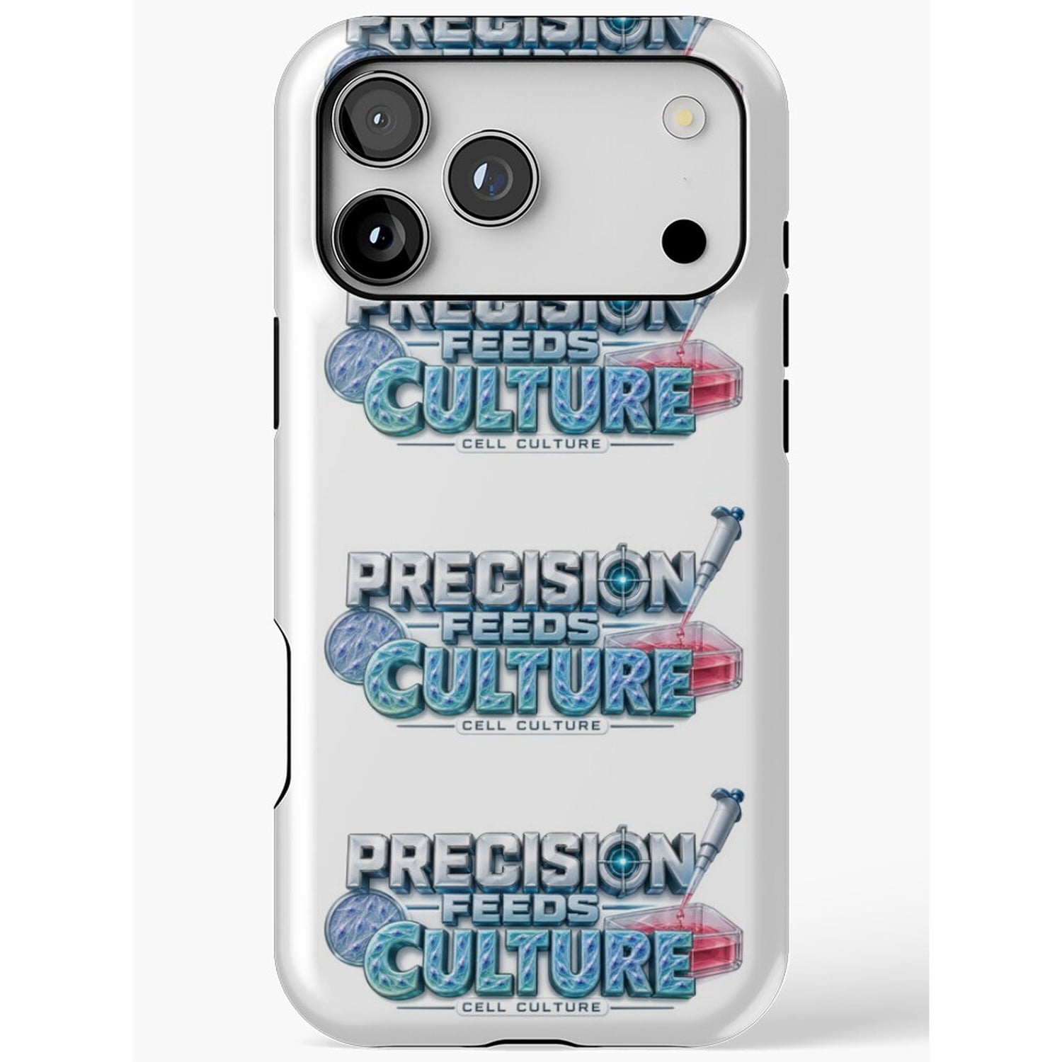 Teal, Blue and Pink Precision Feeds Culture Laboratory Tough Cell Phone ...