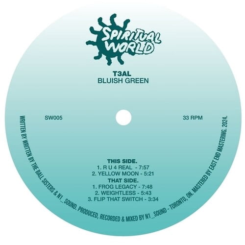 Teal - Bluish Green - Music & Performance - Vinyl