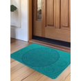 thumbnail image 1 of Teal Boho Door Mat&nbsp;Indoor Outdoor Entrance,Non Slip Small Rug for Kitchen Bathroom Entryway Rug,Farmhouse Abstract Geometric Aesthetic Art Washable Doormat Floor Mat for Office 18x30 Inch, 1 of 8