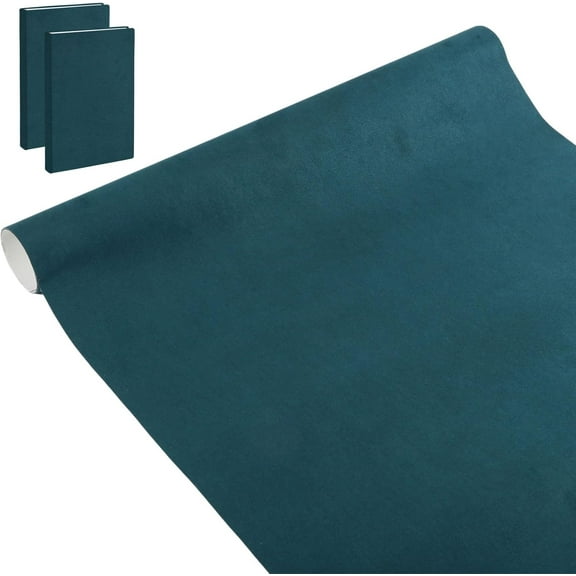 Teal Book Cloth for Book Binding 40x17inch Suede Fabric Surface Paper Backed Washable and Reusable Protective Cover Book Binding Materials for Adult DIY Book Album Cover colorful