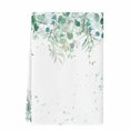 thumbnail image 1 of Teal Botanical Microfiber Kitchen Towel, Spring Weeping Eucalyptus Leaves Soft Absorbent Dish Towels, Quick Drying Washable Dishcloths for Kitchen Cleaning, Drying Dishes, 18x28 Inches, 1 of 9