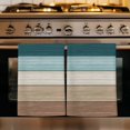 thumbnail image 1 of Teal Brown Kitchen Towels Set of 3, Farmhouse Vintage Abstract Wooden Grain Absorbent Dish Towels for Kitchen, Microfiber Hand Towel, Quick Drying Tea Towel for Cleaning Decorative Dishcloths, 1 of 7
