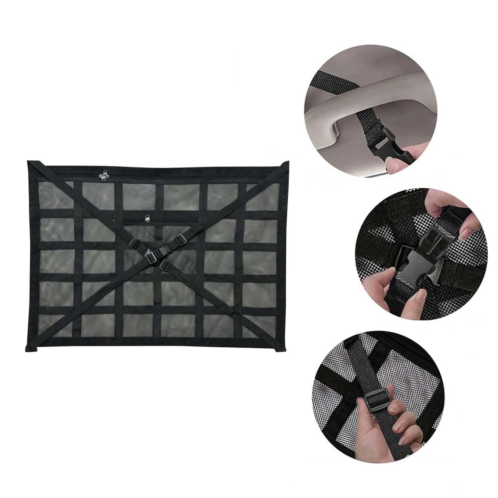 Teal Can Foldable Car Trunk Storage with Trunk Carpet Front Rack Cargo ...