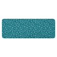 thumbnail image 1 of Teal Christmas Snowflake Pattern Kitchen Rug Mat,Kitchen Runner Rugs Non Skid Washable,Decorative Kitchen Floor Mats for Kitchen,Sink,Laundry,17"x47.2", 1 of 7