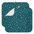 thumbnail image 1 of Teal Christmas Star Pattern Dish Drying Mat for Kitchen 1 Pack, Ultra Absorbent Microfiber Dishes Drainer Mats,16x18in(41x46cm), 1 of 6